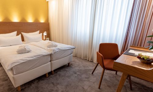 Schlafbereich im Superior Zimmer | Hotel Adler Asperg bei Ludwigsburg