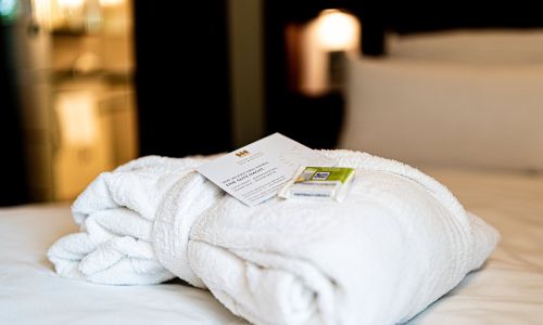 Towel in the Comfort Room | Hotel Adler Asperg near Ludwigsburg
