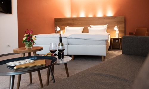 Wohnraum im Deluxe Zimmer | Hotel Adler Asperg bei Ludwigsburg