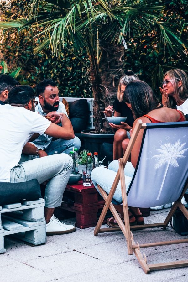 Feier vor der Schubart Stube