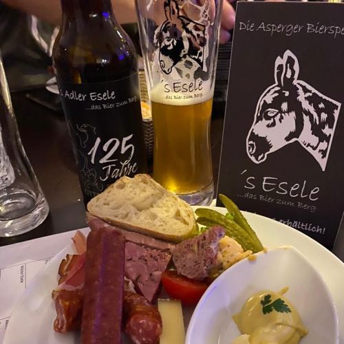 Bierprobe mit dem "'s Esele"