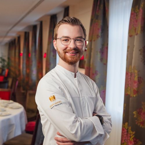 Moritz Feichtinger, new chef at the Schwabenstube in the Hotel Adler Asperg